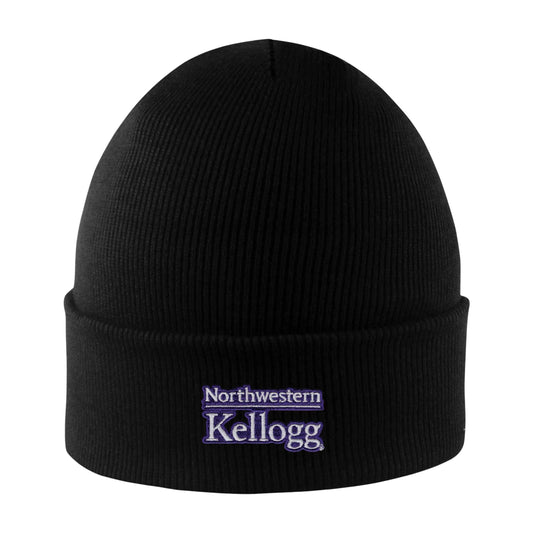 Northwestern I Kellogg North Pole Black Knit Cuff Hat
