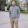 Northwestern I Kellogg Antigua Men's Skyscraper Insider 1/4 Zip Pullover