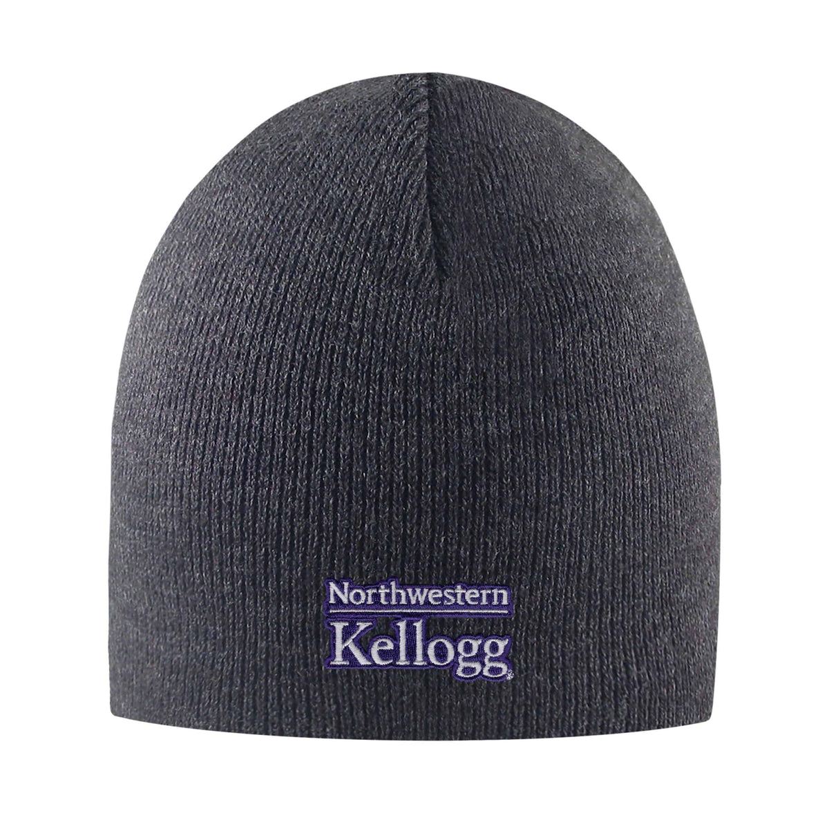 Northwestern I Kellogg Everest Charcoal Knit Beanie Hat