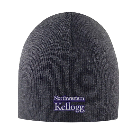 Northwestern I Kellogg Everest Charcoal Knit Beanie Hat