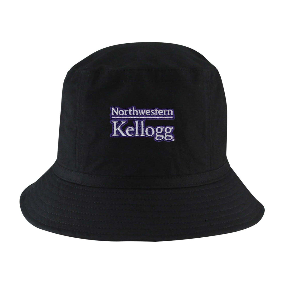 Northwestern I Kellogg Black Sunny Floppy Bucket Hat