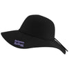 Northwestern I Kellogg Goldie Black Floppy Wool Felt Brim Hat