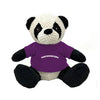 Northwestern University Wildcats Friendly Bunch Panda Bear Wearing Purple "Northwestern" Tee Shirt
