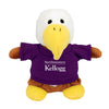 Northwestern I Kellogg Bean Bag Buddies Eagle Wearing Purple "Northwestern I Kellogg" Tee Shirt
