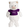 Northwestern I Kellogg Fuzzy Bunch Cat Wearing Purple "Northwestern I Kellogg" Tee Shirt