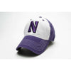 Northwestern Wildcats Legacy Unconstructed Adjustable Purple/White Freshman Hat with Stylized N Design