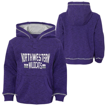 Northwestern University Wildcats Kids Purple Slub Hooded Sweatshirt