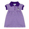 Northwestern University Wildcats Purple & White Stripped Dress/Bloomer