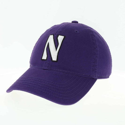 Northwestern University Wildcats Legacy Unconstructed Adjustable Purple Hat with Stylized N Design-3