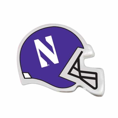 Northwestern Wildcats Wooden Pencil with Helmet Design Pack of 6