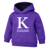Northwestern I Kellogg Colosseum Toddler Purple Hooded Sweatshirt with K Design