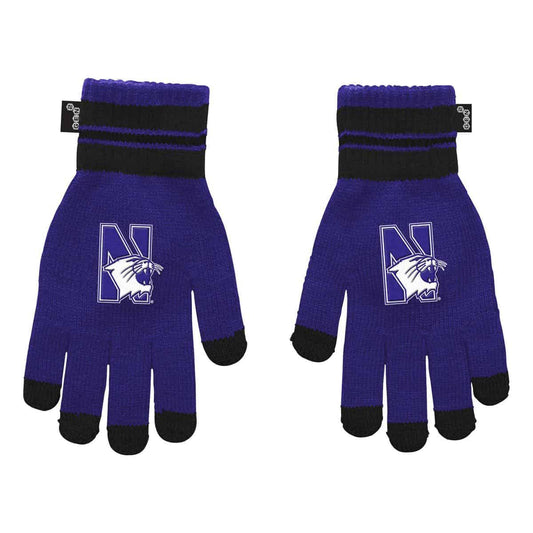 Northwestern University Wildcats Purple Gloves