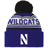 Northwestern University Wildcats Knit Cap with Pom