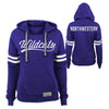 Northwestern University Wildcats Ladies Purple Game Day Hooded Sweatshirt