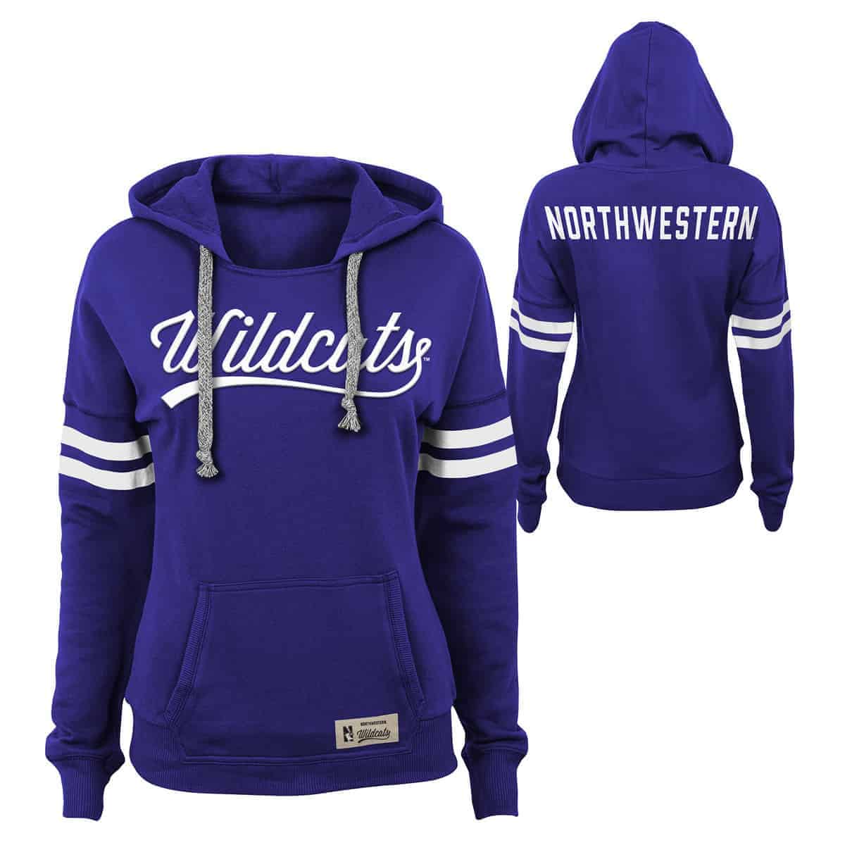 Northwestern University Wildcats Ladies Purple Game Day Hooded Sweatshirt