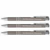 Northwestern University Wildcats Laser Engraved Gunmetal Aura Pen Pack of 3