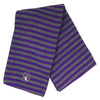 Northwestern University Wildcats Purple/Charcoal Micro-stripped Knit Scarf