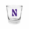 Northwestern University Wildcats 1.5 oz. Clear Collector Shot Glass with N Design2