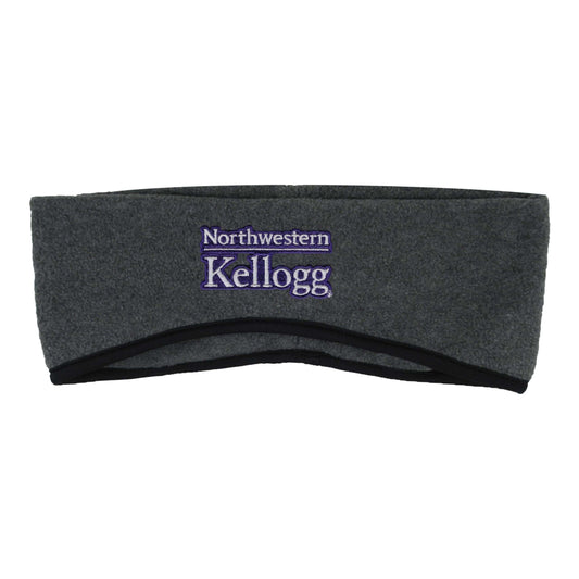 Northwestern I Kellogg Essex Charcoal Fleece Ear Band