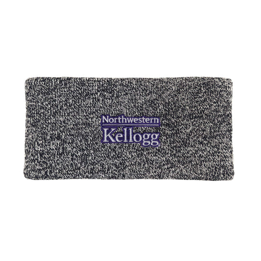 Northwestern I Kellogg Cameron Black Marled Yarn Ear Band