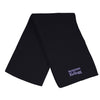 Northwestern I Kellogg Frosty Solid Black Knit Scarf