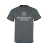Northwestern University Wildcats Men's MV Charcoal Heather Classic Tee with Seal Design