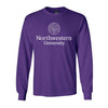 Northwestern University Wildcats Men's MV Purple Classic Long Sleeve Tee with Seal Design