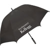 Northwestern I Kellogg 68" Supersized Solid Black Vented Golf Umbrella