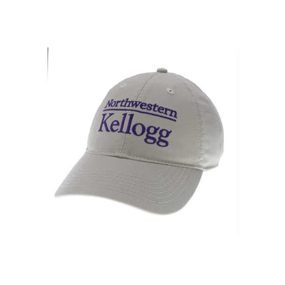 Northwestern Wildcats Legacy Unconstructed Adjustable Almond Cream Hat with Purple Kellogg Design