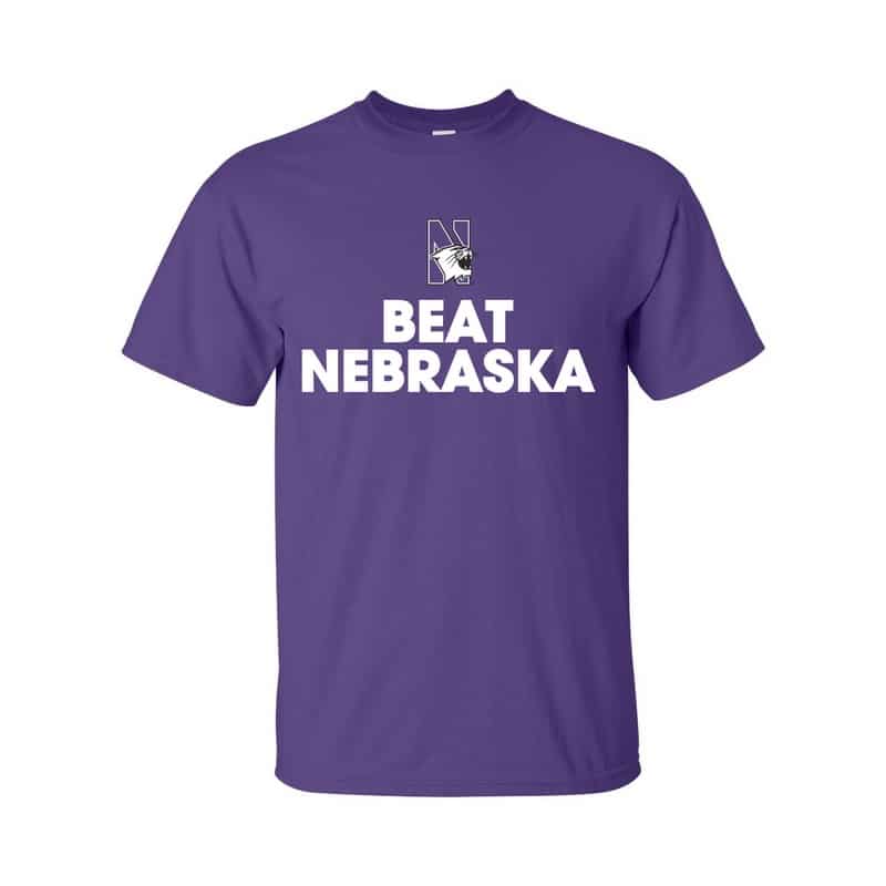 Northwestern Wildcats Beat Nebraska Tee Shirt