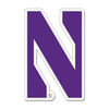 Northwestern Wildcats Silver Tone Purple Collectors Enamel Pin with Stylized N Design