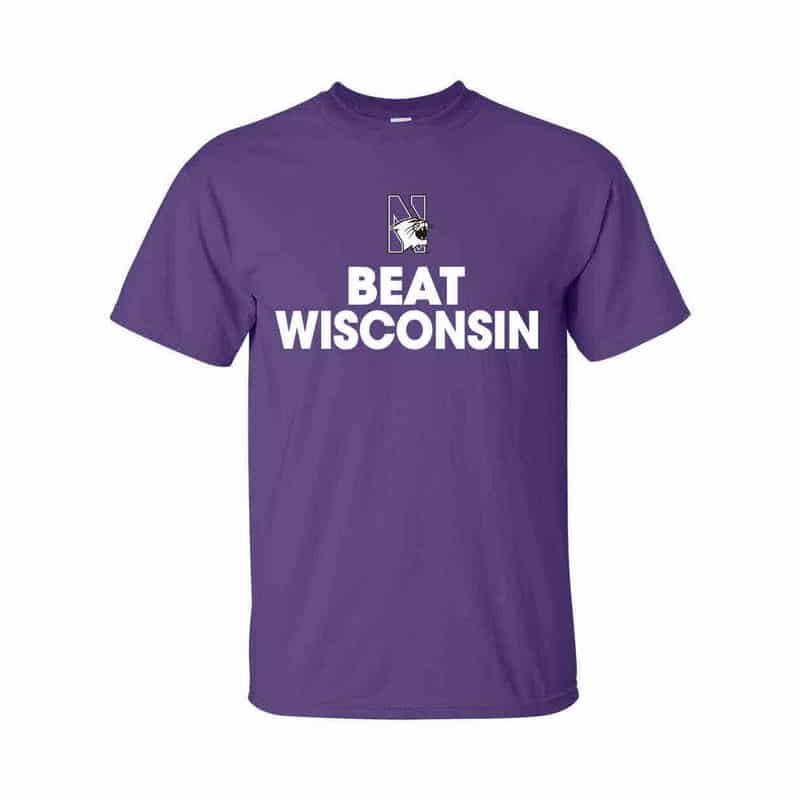 Northwestern Wildcats Beat Wisconsin Badgers Tee Shirt