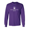 Northwestern University Wildcats Men's MV Purple Classic Long Sleeve Tee with Northwestern Mom & N-Cat Design