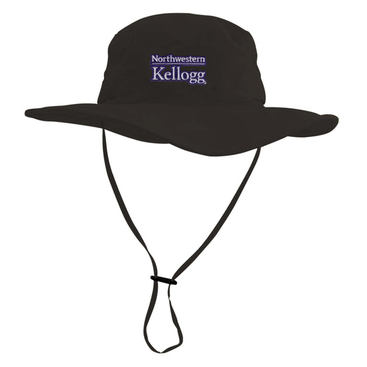 Northwestern I Kellogg LogoFit Black Outback Boonie Hat