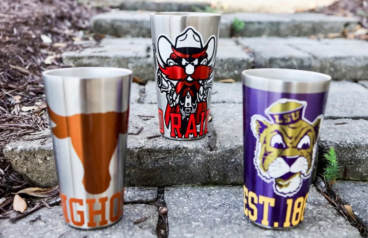 Northwestern University Wildcats 16oz Stemless Steel Pint 5