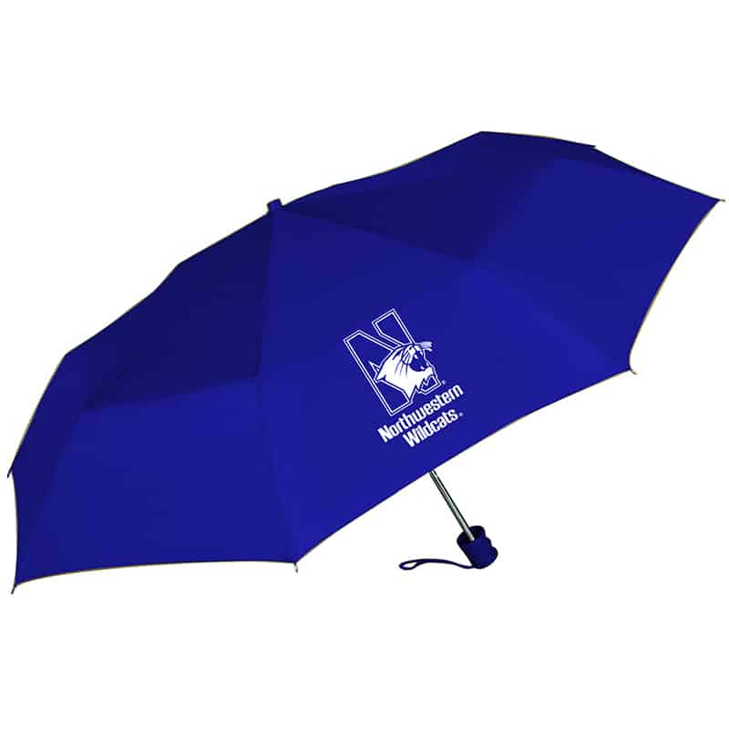 Northwestern University Wildcats 42" Purple Super Pocket Mini Folding Umbrella
