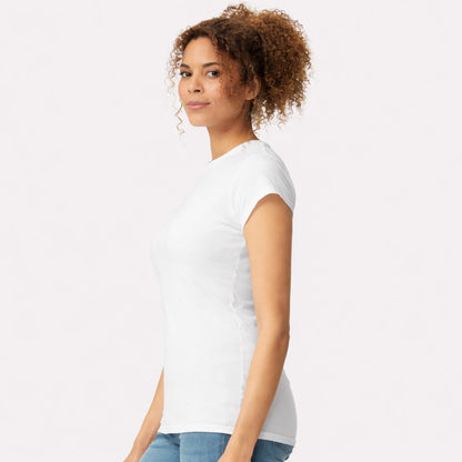 Northwestern I Kellogg Women's MV Softstyle Sport Grey Tee Shirt