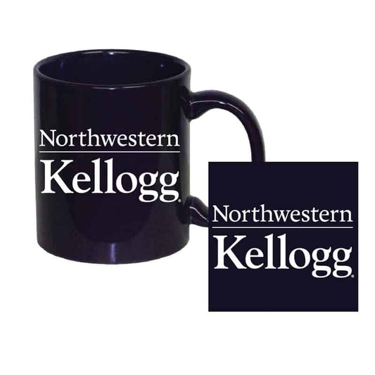 Northwestern University Wildcats 11 oz. Purple Ceramic Coffee Mug with Kellogg Design