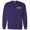 Northwestern University Wildcats Men's Purple Crewneck Sweatshirt with Left Chest Embroidered Northwestern University Design
