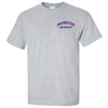 Northwestern University Wildcats Men's Sport Grey Short Sleeve Tee Shirt with Left Chest Embroidered Northwestern University Design