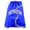 Northwestern University Wildcats Augusta Sportswear Large Purple Draw String Back Pack with Arched Northwestern Design