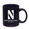 Northwestern University Wildcats 11 oz. Purple Ceramic Coffee Mug with Stylized N Alumni Design