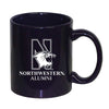 Northwestern University Wildcats 11 oz. Purple Ceramic Coffee Mug with N-Cat Alumni Design