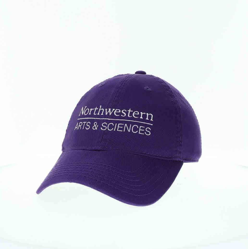 Northwestern University Wildcats Legacy Unconstructed Adjustable Purple Hat with Weinberg College of Arts & Sciences Design