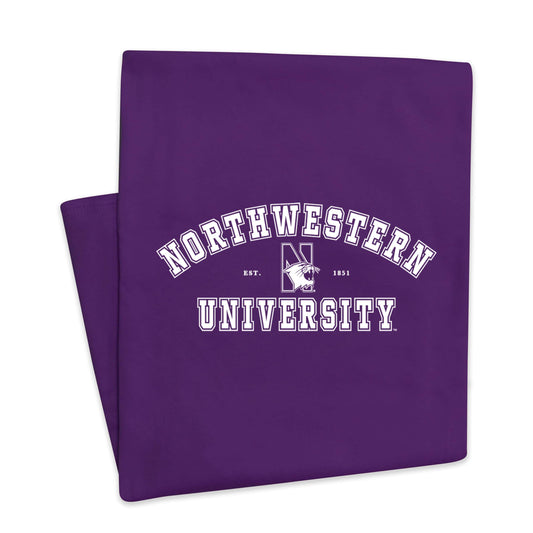 Northwestern University Wildcats Purple Pro-Weave® Sweatshirt Blanket