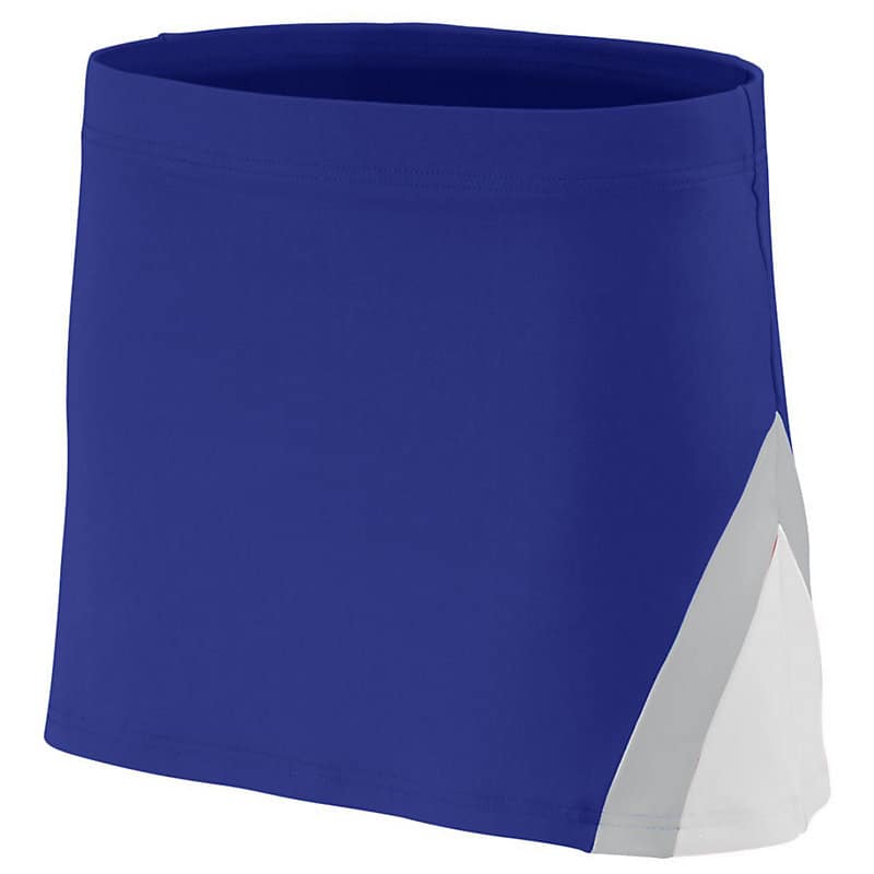 Northwestern University Wildcats Ladies Purple/White/Metallic Silver Cheer Flex Skirt