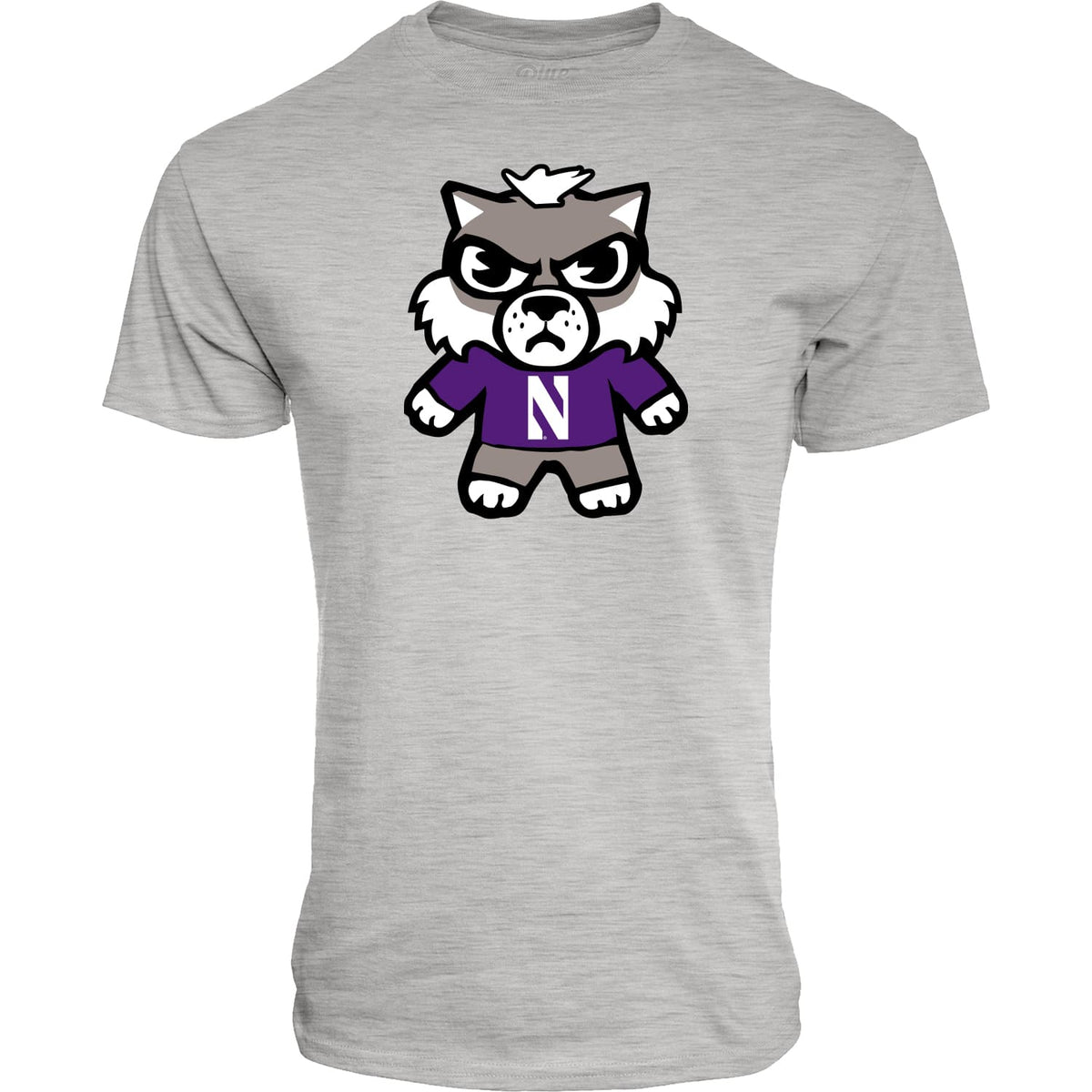 Northwestern University Wildcats Tokyodachi Shibuya Design Heather Grey Tee Shirt