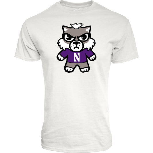 Northwestern University Wildcats Tokyodachi Shibuya Design White Tee Shirt