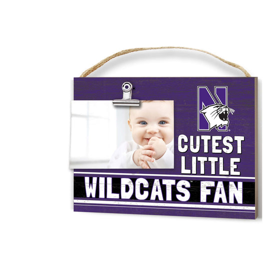 Northwestern University Wildcats Cutest Little Clip Picture Frame