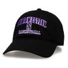 Northwestern University Wildcats Unconstructed Purple Cotton Twill Hat with Basketball Design